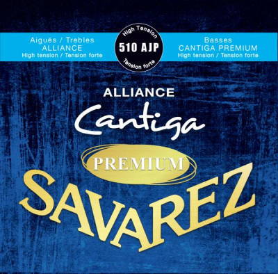 SAVAREZ 510 AJP ALLIANCE CANTIGA PREMIUM струны для классических гитар (25-28-34-30-36-44) сильного натяжения