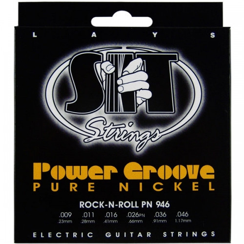 SIT PN946 POWER GROOVE Rock-n-Roll струны для электрогитары (9-11-16-26-36-46) легкого натяжения