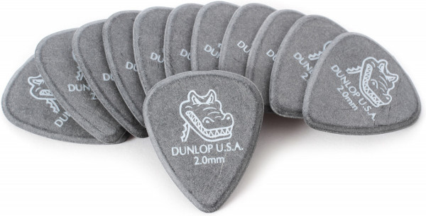 DUNLOP 417Р2.0 Gator Grip набор медиаторов 2.0 мм, 12 шт