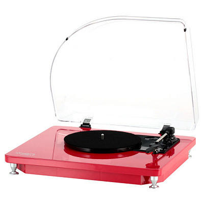 Виниловый прогрыватель ION AUDIO PURE LP RED