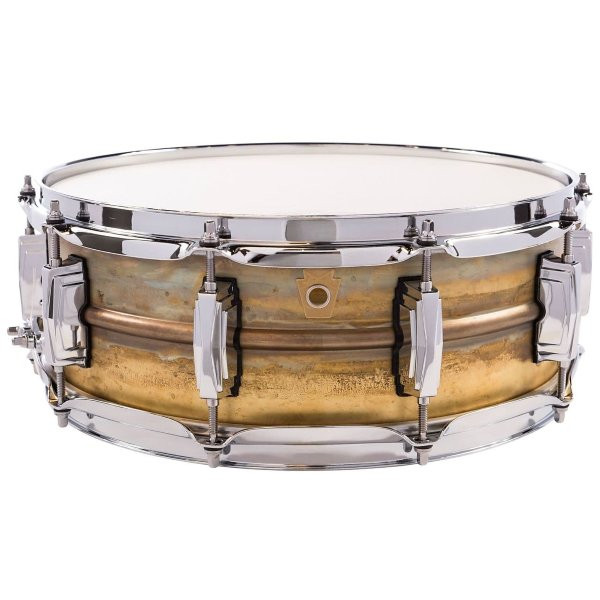 Малый барабан Ludwig LB484R 14"*8" Raw Brass Phonicцвет ржавая латунь