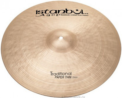 Тарелка ISTANBUL AGOP PTC16, 16" TRADITIONAL PAPER THIN Crash