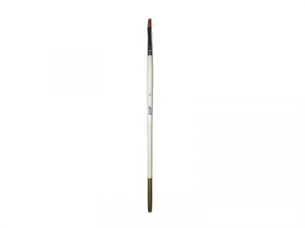 Кисть из синтетического волоса, плоская № 4, шт