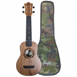 FLIGHT TUS 50 Travel укулеле-сопрано с чехлом FLIGHT TUS 50 Travel укулеле-сопрано с чехлом
