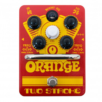 ORANGE Two Stroke Boost EQ Pedal эффект гитарный бустер с параметрическим эквалайзером