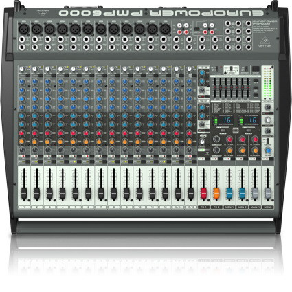 BEHRINGER PMP6000 микшер-усилит 2х800 Вт