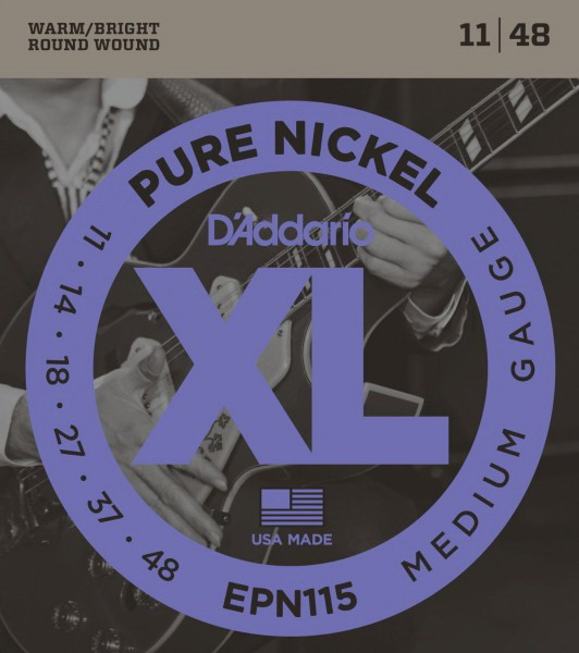 D'ADDARIO EPN115 Blues/Jazz Rock 11-48 струны для электрогитары