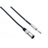 Bespeco IROMS600 Кабель готовый акустический cannon male (XLR3MX) - ? 6,3 mm jack TRS (SS10), кабель CVP100S, длина: