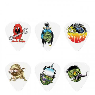 DUNLOP BL111 Dirty Donny Series 1 Набор медиаторов с оригинальной графикой, материал Tortex (432шт)