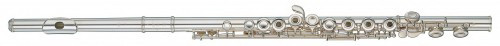 Флейта YAMAHA YFL-371 "ми-механика", с резонаторами, не в линию, silver/Nickel silver, с кейсом