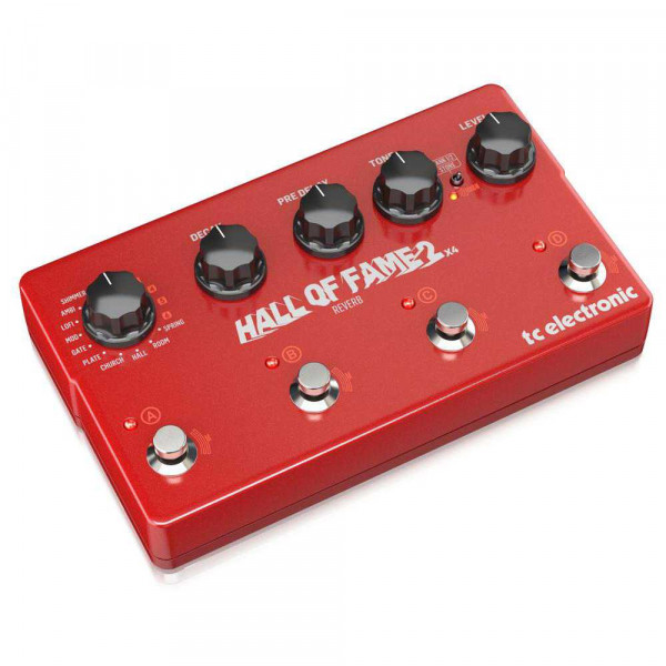 Гитарная педаль эффекта ревербератор TC ELECTRONIC HALL OF FAME 2 X4 REVERB