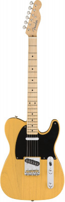 Fender American Original '50s Telecaster® Maple Fingerboard Butterscotch Blonde электрогитара с кейсом