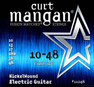 CURT MANGAN Electric Nickel Wound 10-48 струны для электрогитары