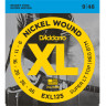 Струны для электрогитары D'ADDARIO EXL125Super Light/Regular, никель, 9-46