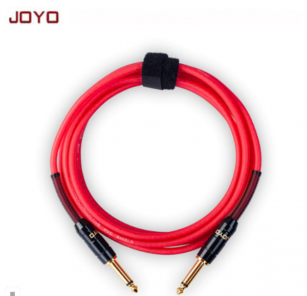 JOYO CM-21 red (красный) инструментальный кабель 6 м, TS-TS 6,3 мм