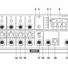 ABK PA-2812 микшер-усилитель 6-зонный