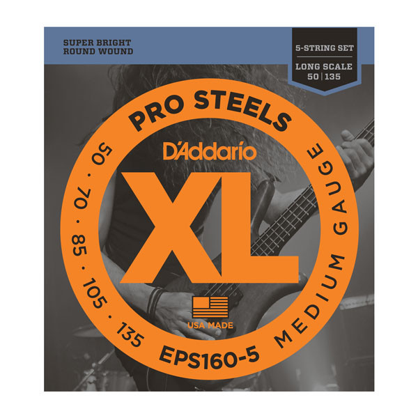 D'Addario EPS1605 Набор 5 струн для бас-гитары