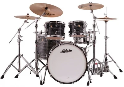 Комплект барабанов LUDWIG L88204AX1Q, Classic Maple, черного цвета