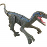 Радиоуправляемый динозавр SUNMIR Велоцираптор (синий), звук, свет