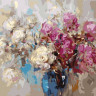 Картины по номерам 40х50 ПОДАРОК ФЛОРИСТА (26 цветов)