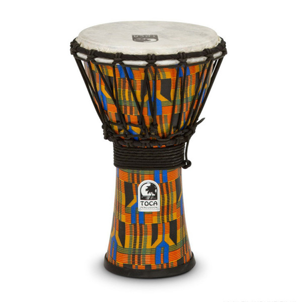 TOCA SFDJ-7K Djembe Freestyle Rope Tuned Kente Cloth джембе 7"х12"