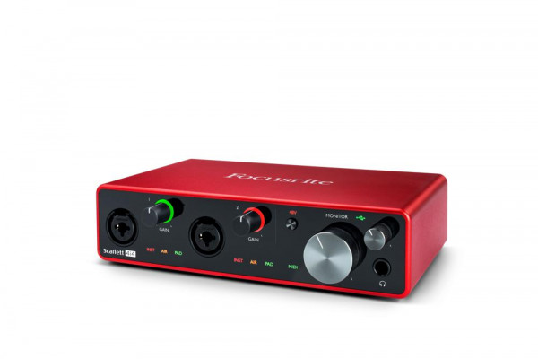 Аудиоинтерфейс USB FOCUSRITE Scarlett 4i4 3rd Gen, 4 входа/4 выхода