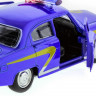 Машина "АВТОПАНОРАМА" инерц. ГАЗ-21 (милиция) 1/43, в/к 14*7*5,5 см