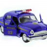 Машина "АВТОПАНОРАМА" инерц. ГАЗ-21 (милиция) 1/43, в/к 14*7*5,5 см
