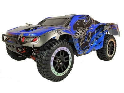 Радиоуправляемый шорт-корс Remo Hobby EX3 UPGRADE (синий) 4WD 2.4G 1/10 RTR