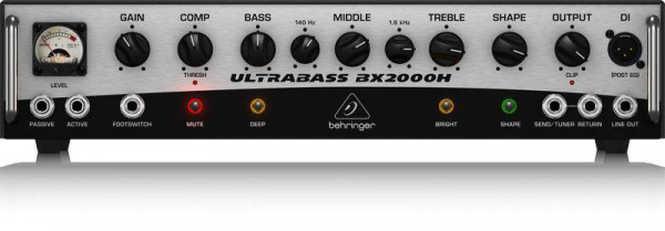 BEHRINGER ULTRABASS BX2000H басовый усилитель-голова 2000 Вт