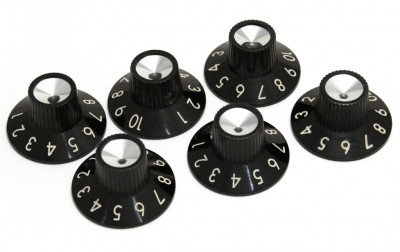 FENDER AMP KNOB 1-10 (PKG OF 6) комплект ручек для усилителей (6 штук)