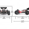 Радиоуправляемая багги Remo Hobby Dingo (красный) 4WD 2.4G 1/16 RTR