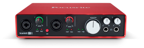 FOCUSRITE Scarlett 6i6 2nd Gen USB аудио интерфейс, 6 входов/6 выходов