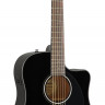 FENDER CD-60SCE Dread Black WN электроакустическая гитара