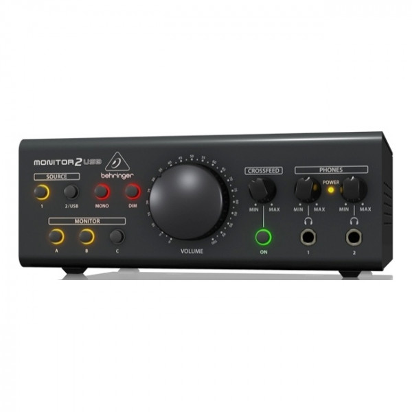 BEHRINGER MONITOR2USB мониторный контроллер с 3-мя выходами на мониторы