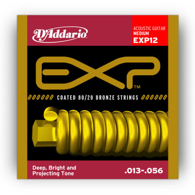 D'Addario EXP12 Набор 6 струн для акустической гитары