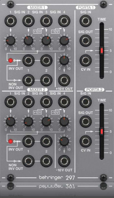 Модульный синтезатор BEHRINGER 297 DUAL PORTAMENTO/CV UTILITIES двойной портаменто/4-канального CV-микшера