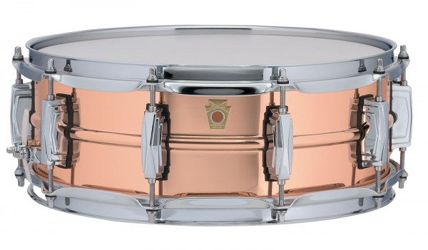 Малый барабан LUDWIG LC660 14"*5" Copper Phonic series фурнитура Imperial lugs 10 шт.