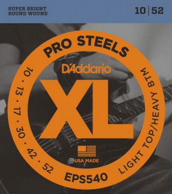 D'ADDARIO EPS540 Light Top/Heavy Bottom 10-52 струны для электрогитары