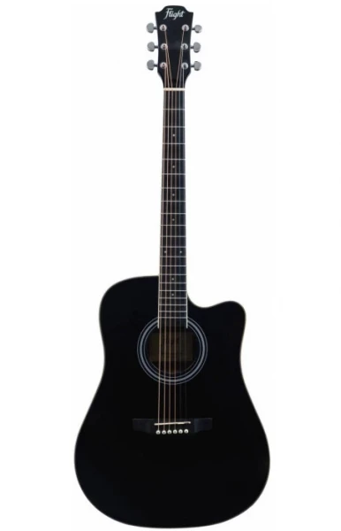 Акустическая гитара Flight AD-200C BK