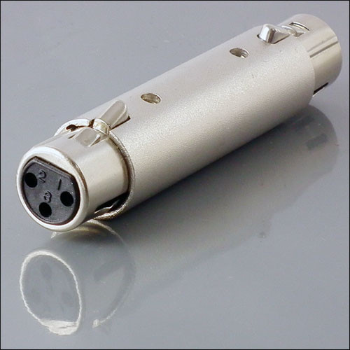 Адаптер VIRTUOZO 09054 XLR3F=XLR3F, хром