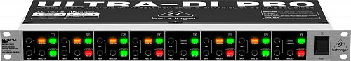 BEHRINGER DI 800 ULTRA-DI PRO 8-канальный активный DI-box с универсальным питанием (сеть/ фантом)