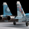 Сборная модель ZVEZDA Российский палубный истребитель Су-33, подарочный набор, 1/72