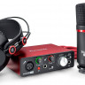 FOCUSRITE Scarlett Solo Studio 2nd Gen студийный комплект (Scarlett Solo 2nd Gen, наушники, микрофон, ПО, микрофонный кабель).