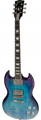 GIBSON 2019 SG MODERN BLUEBERRY FADE электрогитара с кейсом