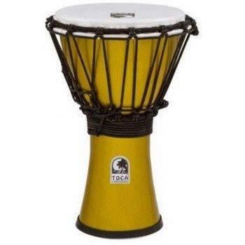 TOCA TFCDJ-7MY Freestyle Metallic Yellow джембе 7" (17.8см)  цвет: желтый металлик