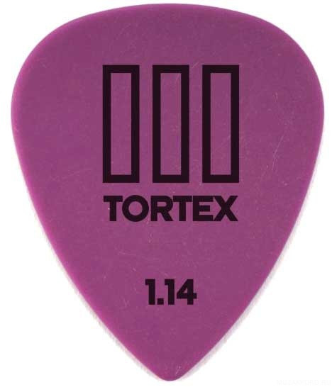 DUNLOP 462P1.14 Tortex TIII набор медиаторов 1.14 мм 12 шт