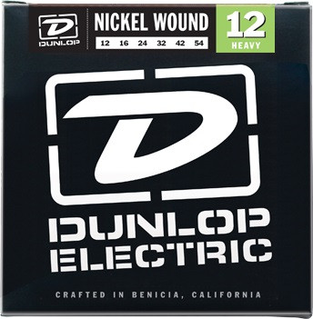 DUNLOP DEN Nickel Plated Steel Heavy 12-54 струны для электрогитары