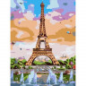 Картина по номерам 15х20 ЭЙФЕЛЕВА БАШНЯ (16 цветов)