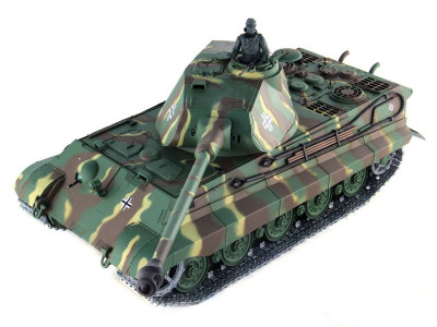 Р/У танк Heng Long 1/16 KingTiger (Германия)  2.4G RTR PRO красно-коричневый